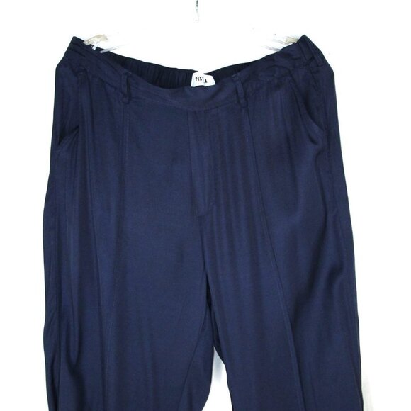 Pistola LA Eleanor Blue Pull On Business Casual Trouser Pants Womens Large 12-14 - Picture 5 of 10